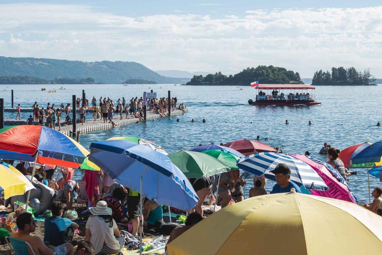 Cabañas Puerta del Lago Lican Ray Exterior foto